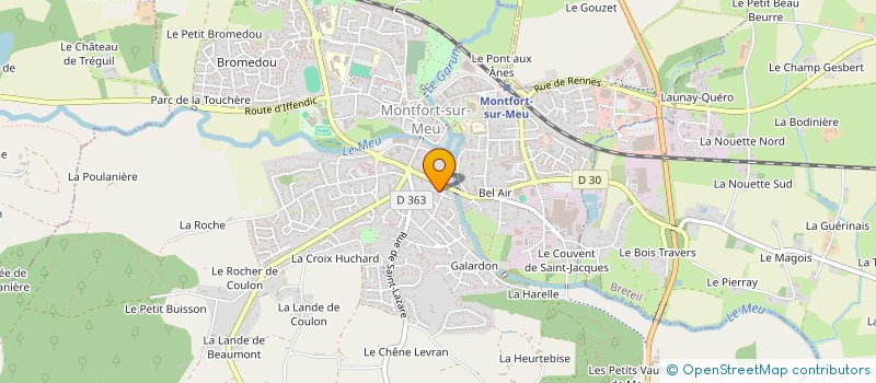 localisation de l'entreprise MADAME KATIA BOURD  MONTFORT-SUR-MEU