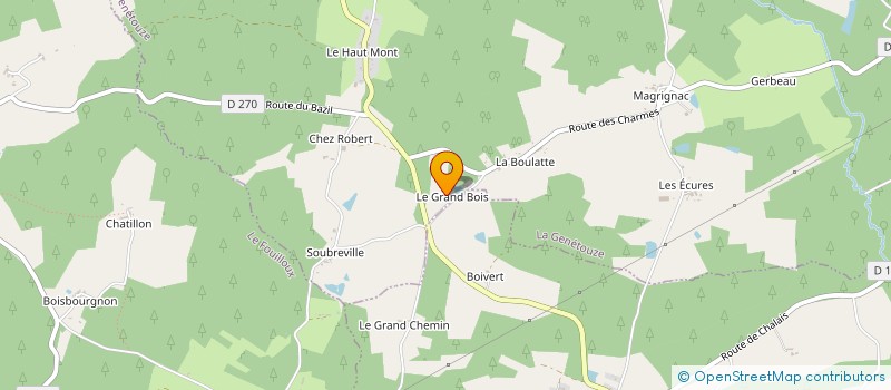 localisation de l'entreprise MADAME KATIA BOURSIER  LA GENETOUZE