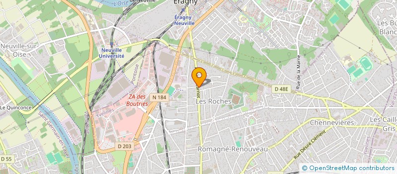 localisation de l'entreprise MADAME KATIA BOUZERARA  CONFLANS-SAINTE-HONORINE