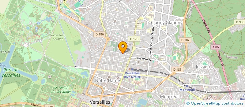 localisation de l'entreprise MADAME KATIA BRACONNIER à VERSAILLES
