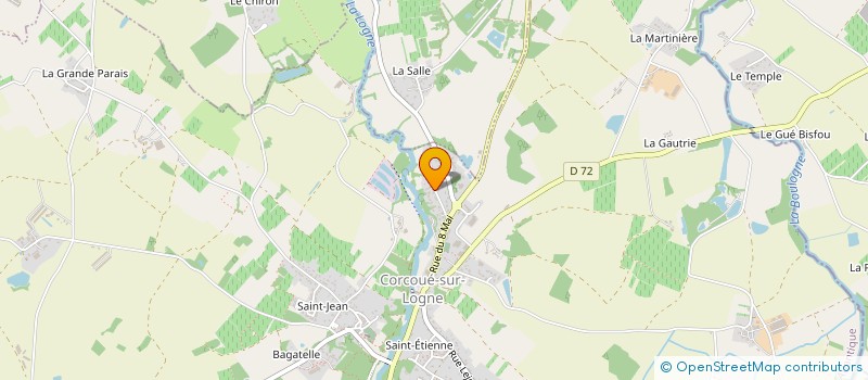 localisation de l'entreprise MADAME KATIA BRIN  CORCOUE-SUR-LOGNE