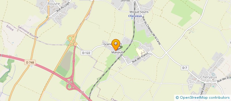 localisation de l'entreprise MADAME KATIA BRUNET  CHERVEUX