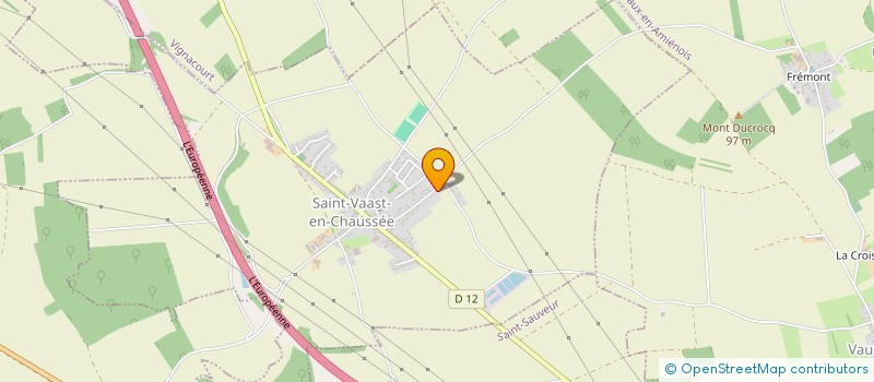 localisation de l'entreprise MADAME KATIA BRUNO à SAINT-VAAST-EN-CHAUSSEE