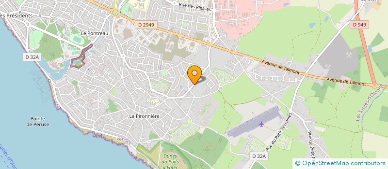 localisation de l'entreprise MADAME KATIA BULTEAU à LES SABLES D'OLONNE