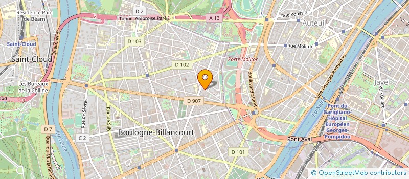 localisation de l'entreprise MADAME KATIA BUSTAMANTE à BOULOGNE-BILLANCOURT