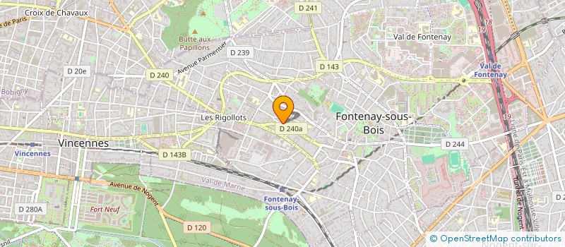 localisation de l'entreprise MADAME KATIA CALISI à FONTENAY-SOUS-BOIS