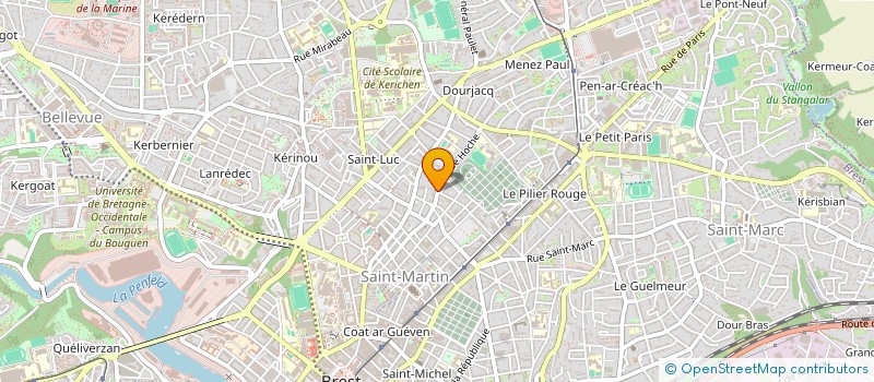 localisation de l'entreprise MADAME KATIA CANN  BREST