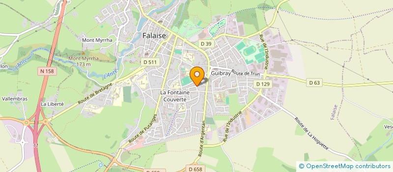 localisation de l'entreprise MADAME KATIA CANOINE  FALAISE