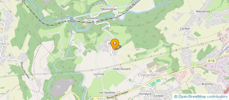 localisation de l'entreprise MADAME KATIA CAPPELETTO  CHAVANOD