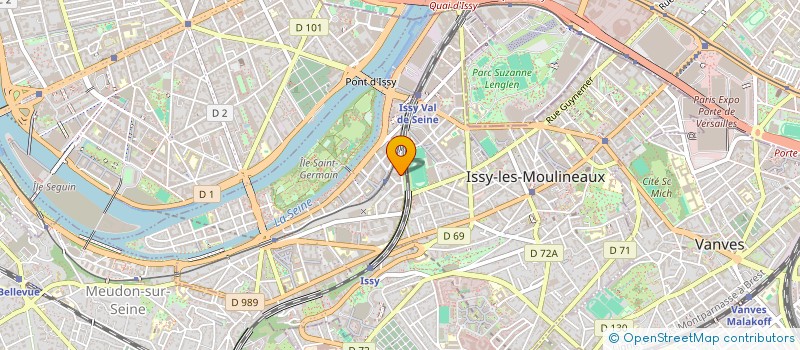 localisation de l'entreprise MADAME KATIA CESARINI à ISSY-LES-MOULINEAUX