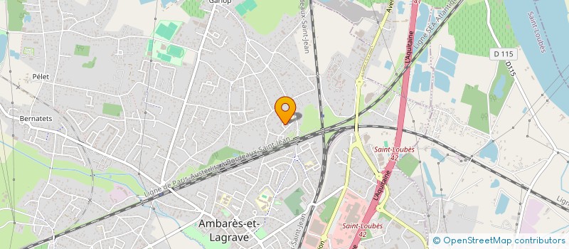 localisation de l'entreprise MADAME KATIA CHAIEB  AMBARES-ET-LAGRAVE