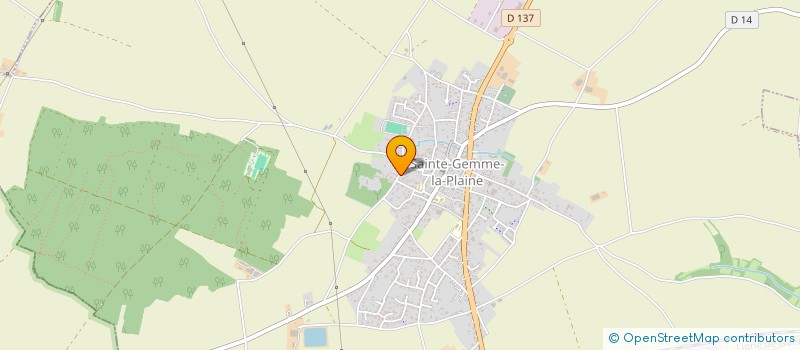 localisation de l'entreprise MADAME KATIA CHEVALIER  SAINTE-GEMME-LA-PLAINE