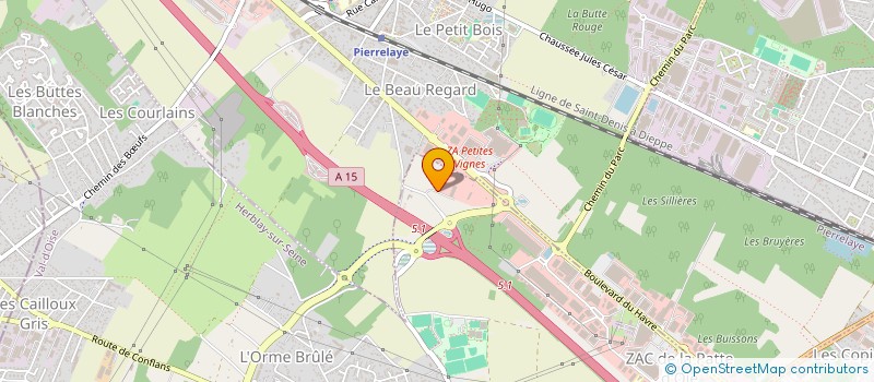 localisation de l'entreprise MADAME KATIA CLERC  HERBLAY-SUR-SEINE