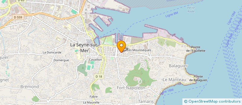 localisation de l'entreprise MADAME KATIA COLBUS  LA SEYNE-SUR-MER