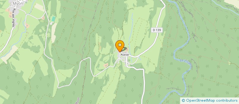 localisation de l'entreprise MADAME KATIA COLLARD  ETERNOZ