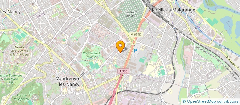 localisation de l'entreprise MADAME KATIA COSSET  VANDUVRE-LES-NANCY