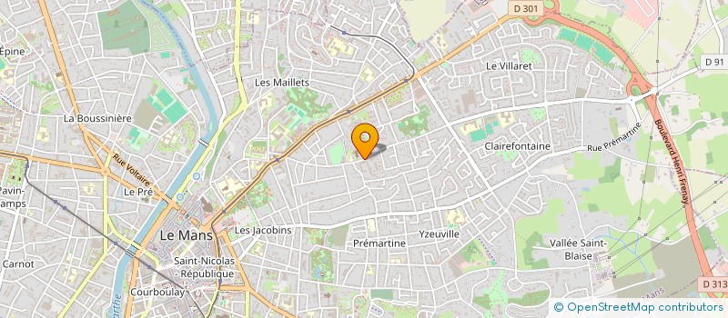 localisation de l'entreprise MADAME KATIA CRABANAT  LE MANS