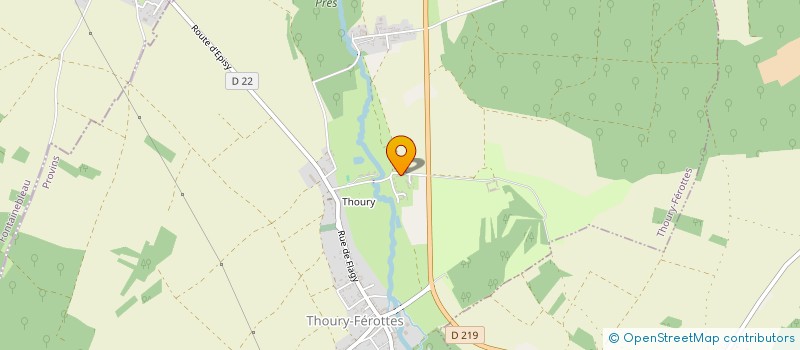 localisation de l'entreprise MADAME KATIA CUVELIER  THOURY-FEROTTES