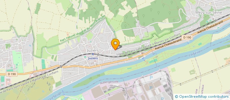 localisation de l'entreprise MADAME KATIA DA CONCEICAO  JUZIERS