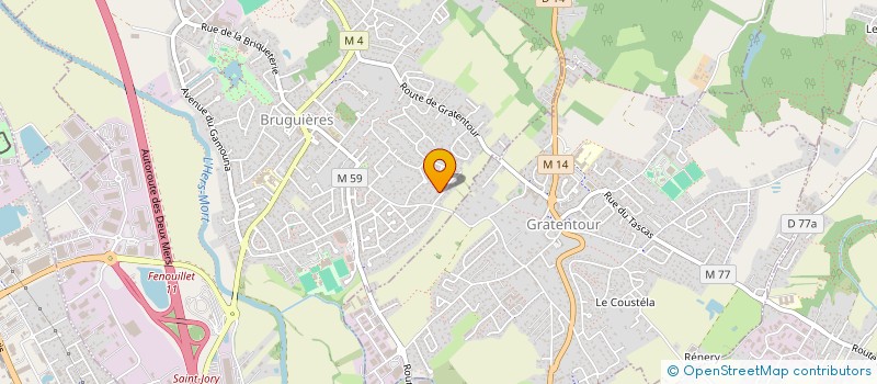 localisation de l'entreprise MADAME KATIA DALLA BARBA  BRUGUIERES