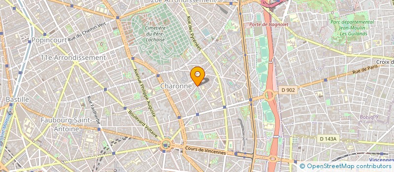 localisation de l'entreprise MADAME KATIA DARANI  PARIS