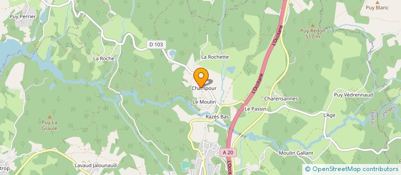 localisation de l'entreprise MADAME KATIA DELACOUTURIERE à RAZES