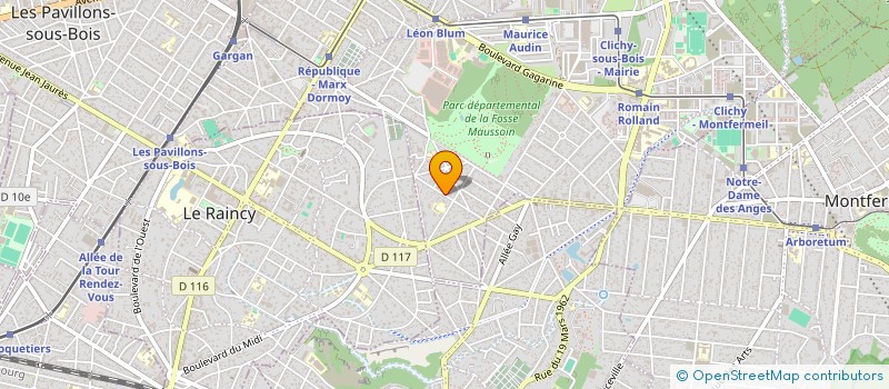 localisation de l'entreprise MADAME KATIA DELEVE à CLICHY-SOUS-BOIS