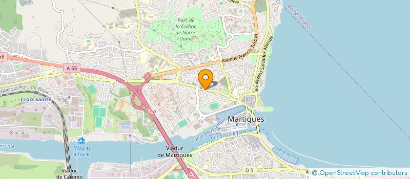localisation de l'entreprise MADAME KATIA DENEUVE à MARTIGUES