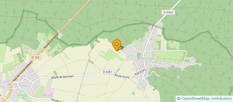 localisation de l'entreprise MADAME KATIA DENIS  RECLOSES