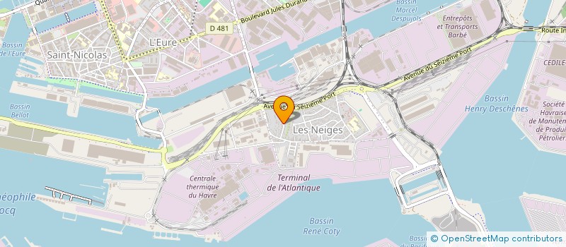 localisation de l'entreprise MADAME KATIA DENOS à LE HAVRE