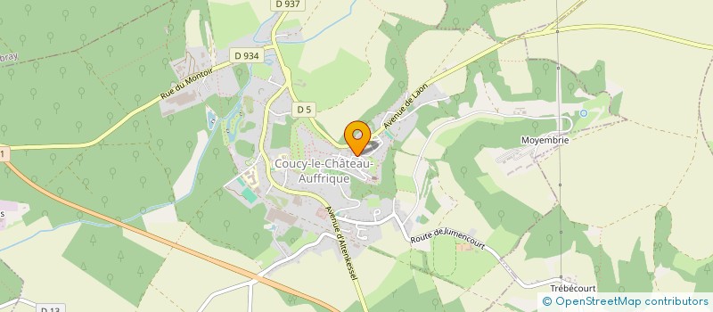 localisation de l'entreprise MADAME KATIA DESIMEUR  COUCY-LE-CHATEAU-AUFFRIQUE