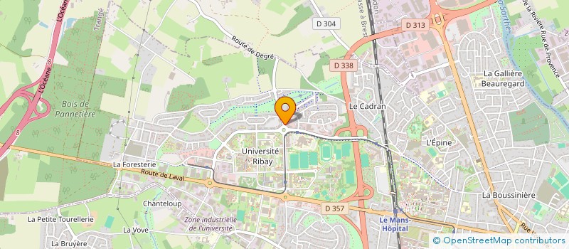 localisation de l'entreprise MADAME KATIA DIORE  LE MANS