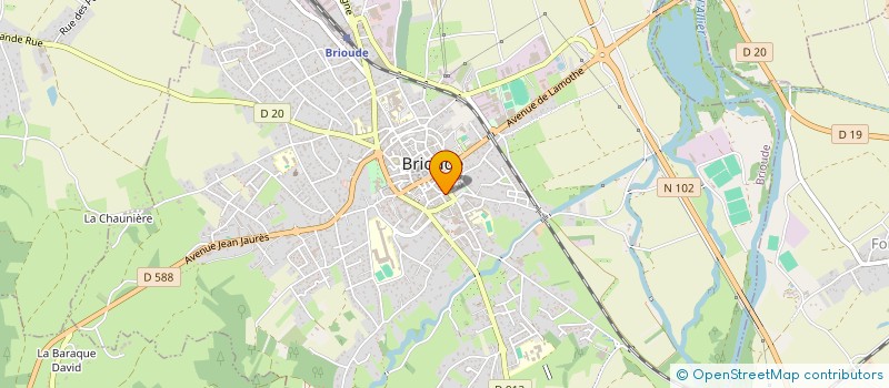 localisation de l'entreprise MADAME KATIA DOUR  BRIOUDE