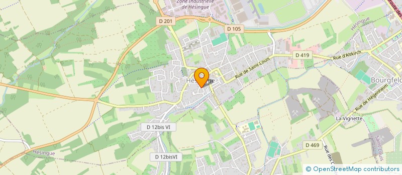 localisation de l'entreprise MADAME KATIA DREHER  HESINGUE