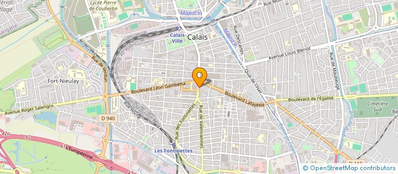 localisation de l'entreprise MADAME KATIA DUQUENOY  CALAIS