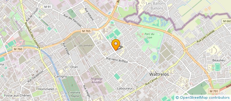 localisation de l'entreprise MADAME KATIA EECKHOUT à WATTRELOS