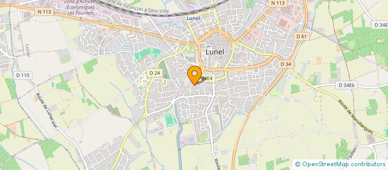 localisation de l'entreprise MADAME KATIA FABRY à LUNEL