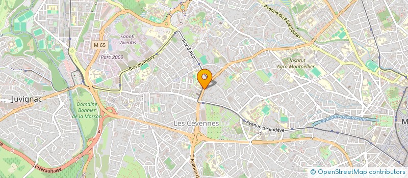 localisation de l'entreprise MADAME KATIA FAUBESSES à MONTPELLIER