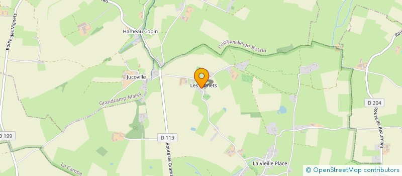 localisation de l'entreprise MADAME KATIA FAUQUET  LA CAMBE