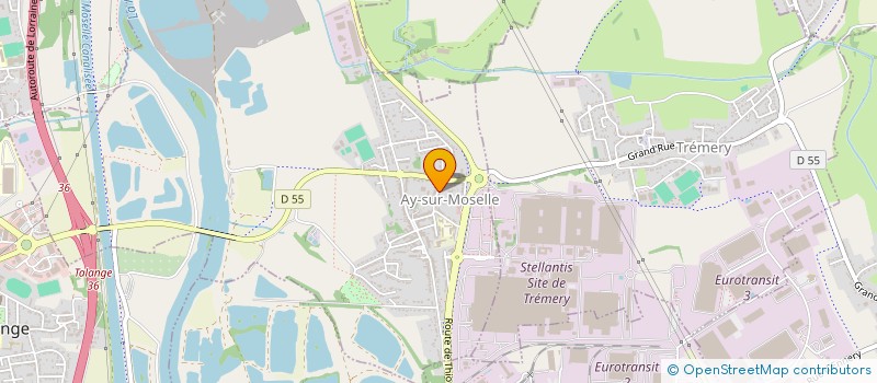 localisation de l'entreprise MADAME KATIA FAVIER  AY-SUR-MOSELLE