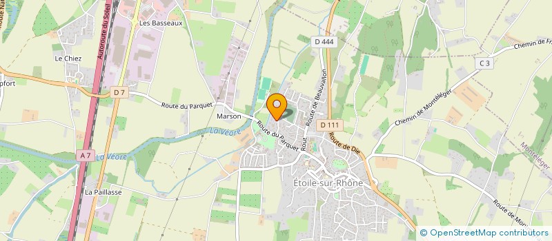 localisation de l'entreprise MADAME KATIA FERRARI à ETOILE-SUR-RHONE