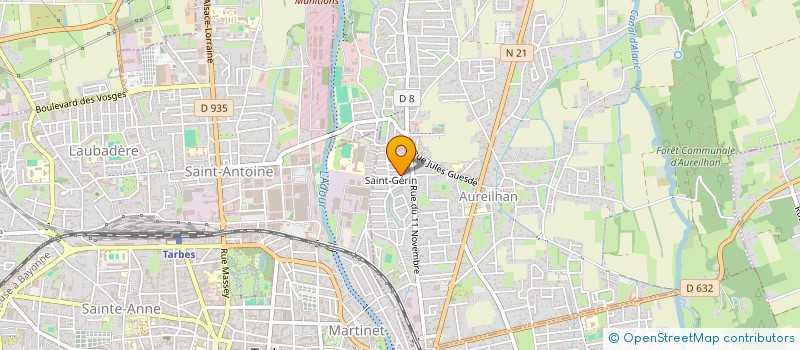 localisation de l'entreprise MADAME KATIA FLORIAN  AUREILHAN