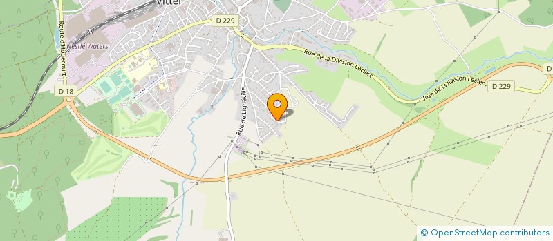 localisation de l'entreprise MADAME KATIA FROUMENTY  VITTEL