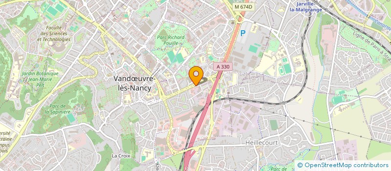 localisation de l'entreprise MADAME KATIA GAHON  VANDUVRE-LES-NANCY