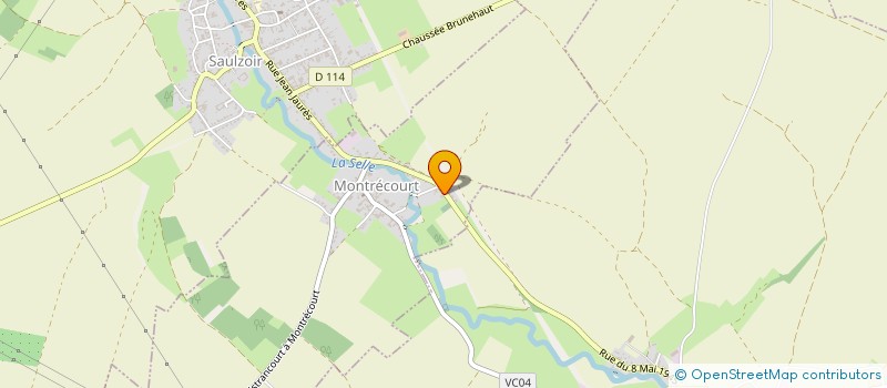 localisation de l'entreprise MADAME KATIA GHYOOT  MONTRECOURT