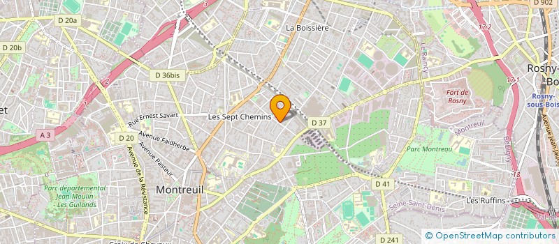 localisation de l'entreprise MADAME KATIA GOMER  MONTREUIL