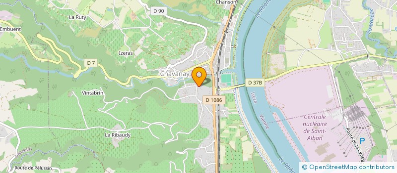 localisation de l'entreprise MADAME KATIA GONFRERE  CHAVANAY