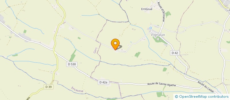 localisation de l'entreprise MADAME KATIA GONZALEZ  VIGNAUX