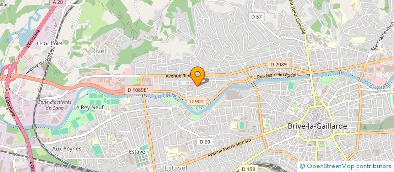 localisation de l'entreprise MADAME KATIA GOT  BRIVE-LA-GAILLARDE