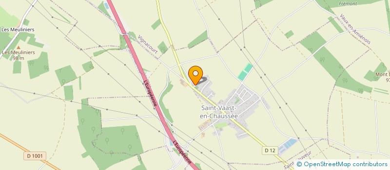 localisation de l'entreprise MADAME KATIA GUDIEL  SAINT-VAAST-EN-CHAUSSEE